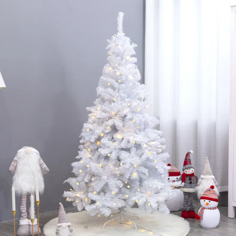 AYA MARKT Árbol de Navidad Blanco, Artificial Abeto, Hoja Espumillón Rosa, Árbol de Navidad 60-180cm, Árbol de Navidad Rosa, Árbol de Navidad Plegable,Montaje Fácil (Copia)