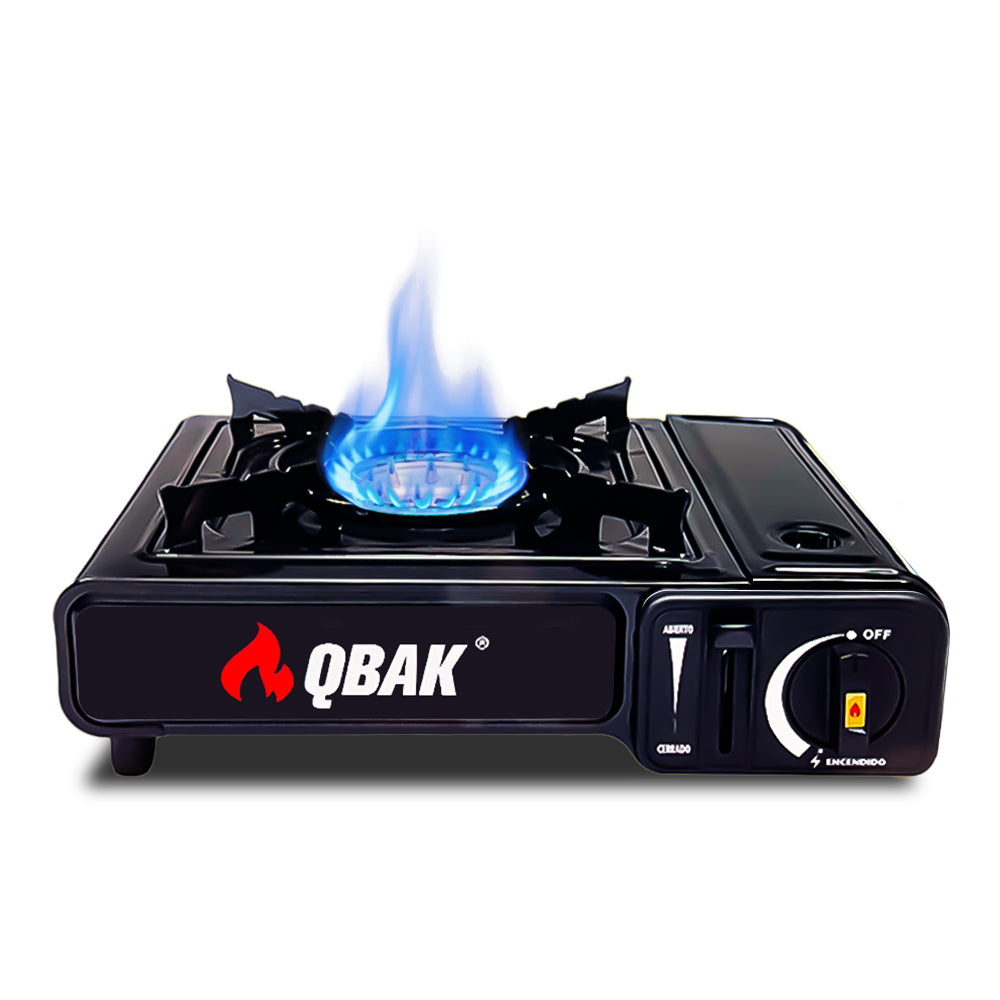 AYA MARKT Estufa de Gas Portátil, Hornillo De Butano Individual Potencia, Cocina Portátil, 2,2 kW Potencia, Ligero y Fácil de usar, con Maletín De Almacenaje