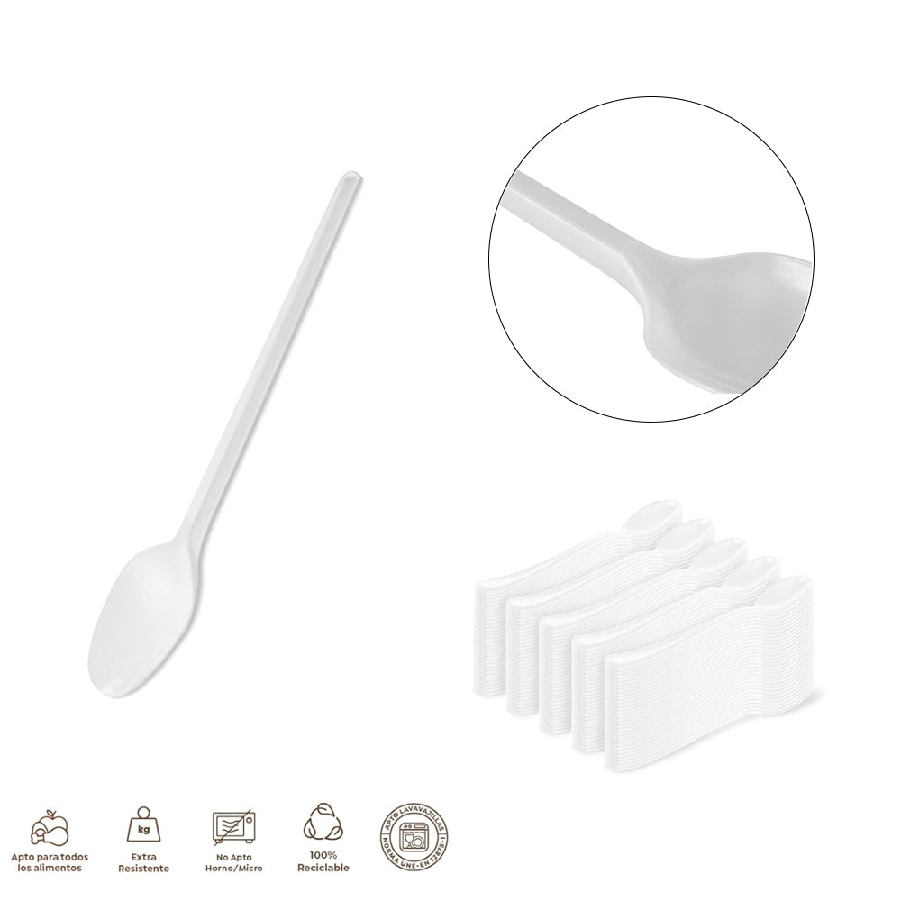 1150R CUCHARA 16.5CM 20UDS REUT.BLANCA