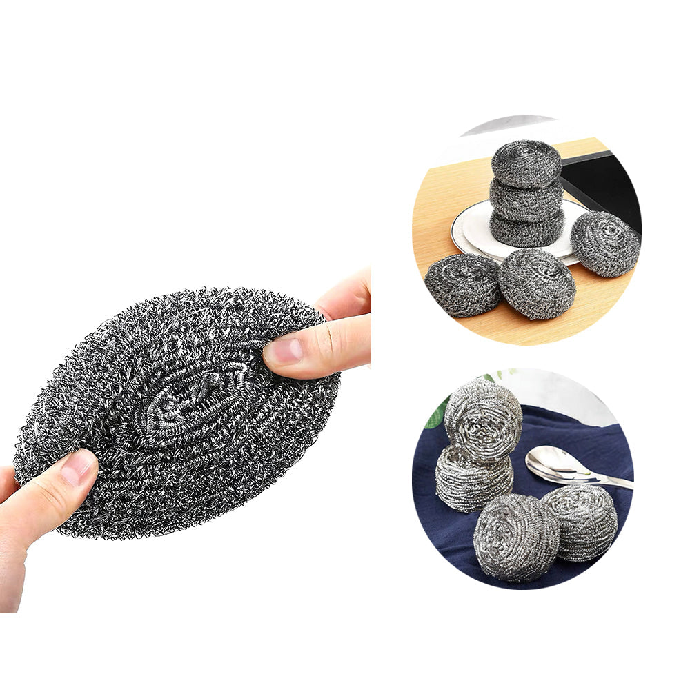 ESTROPAJO ACERO INOX. 4PCS 52G