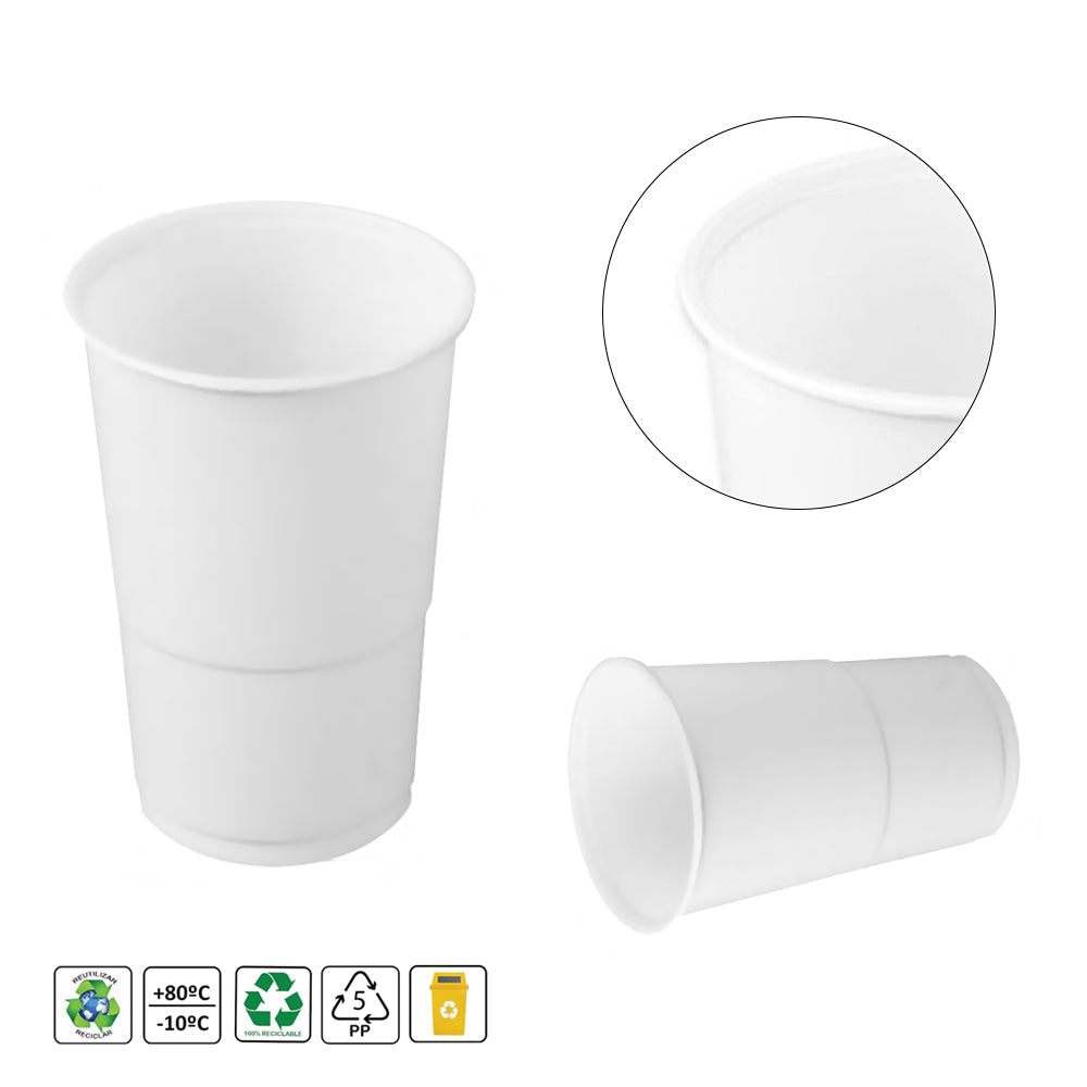 1105 VASO IRROMP.BLANCO 350CC 15UDS