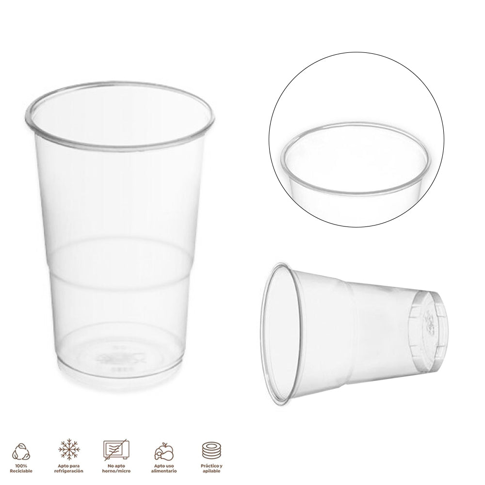 1215 VASO IRROMP.300CC 20UD TRANSP.