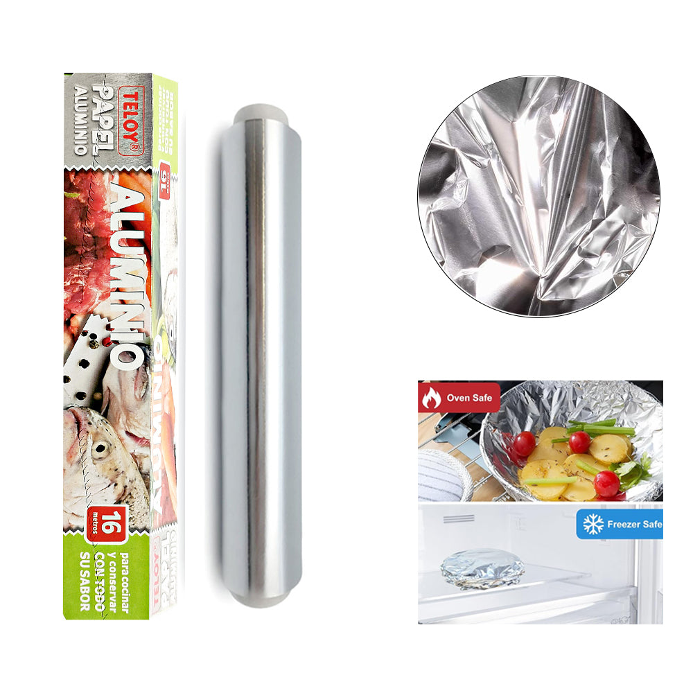 PAPEL ALUMINIO 16m 0.29X16