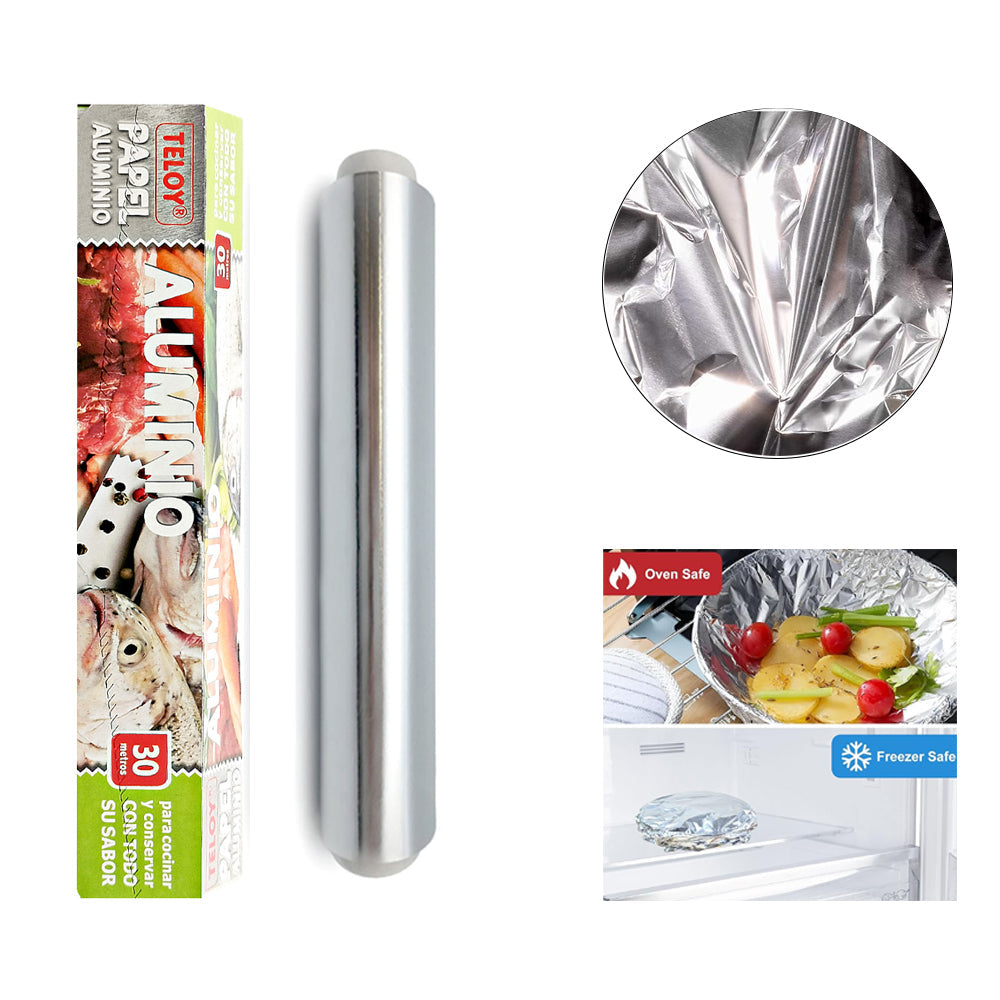 PAPEL ALUMINIO 30m 0.29X30