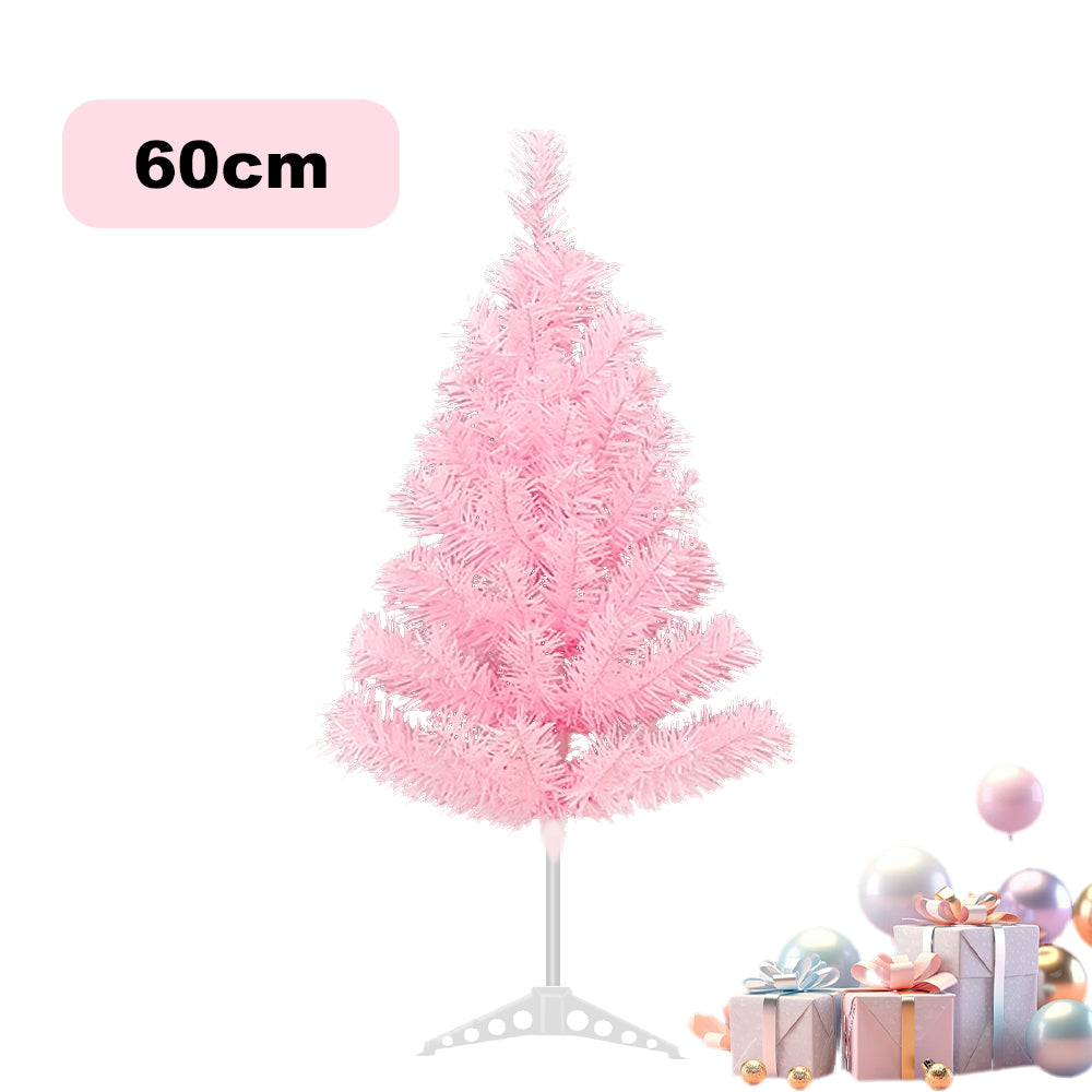 AYA MARKT Árbol de Navidad Rosa, Artificial Abeto, Hoja Espumillón Rosa, Árbol de Navidad 60-180cm, Árbol de Navidad Rosa, Árbol de Navidad Plegable,Montaje Fácil