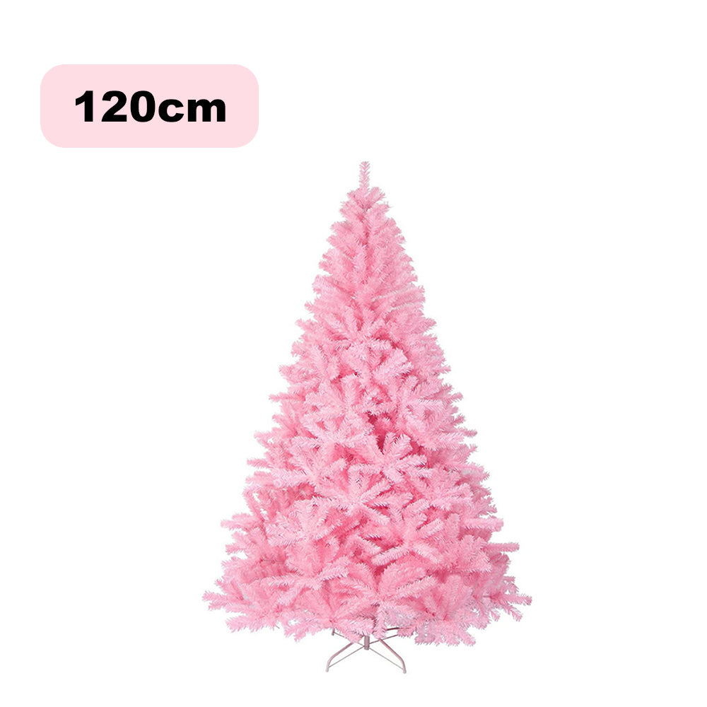 AYA MARKT Árbol de Navidad Rosa, Artificial Abeto, Hoja Espumillón Rosa, Árbol de Navidad 60-180cm, Árbol de Navidad Rosa, Árbol de Navidad Plegable,Montaje Fácil