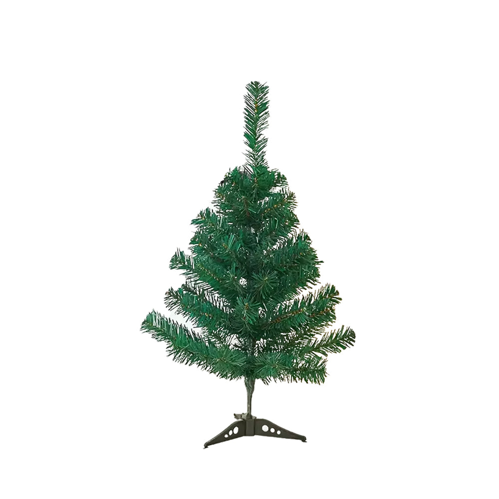Árbol de Navidad Artificial 60-210cm, Abeto de Hoja Espumillón, Fácil de Montar Arboles Con Soporte Metálico